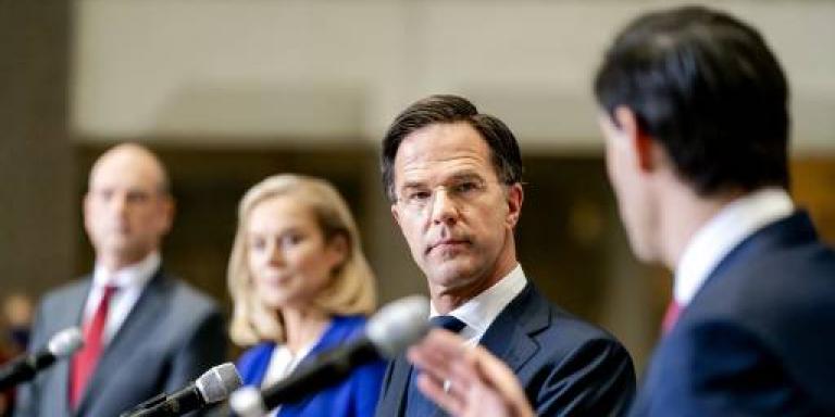Presentatie Regeerakkoord 2021 - Bron: NOS